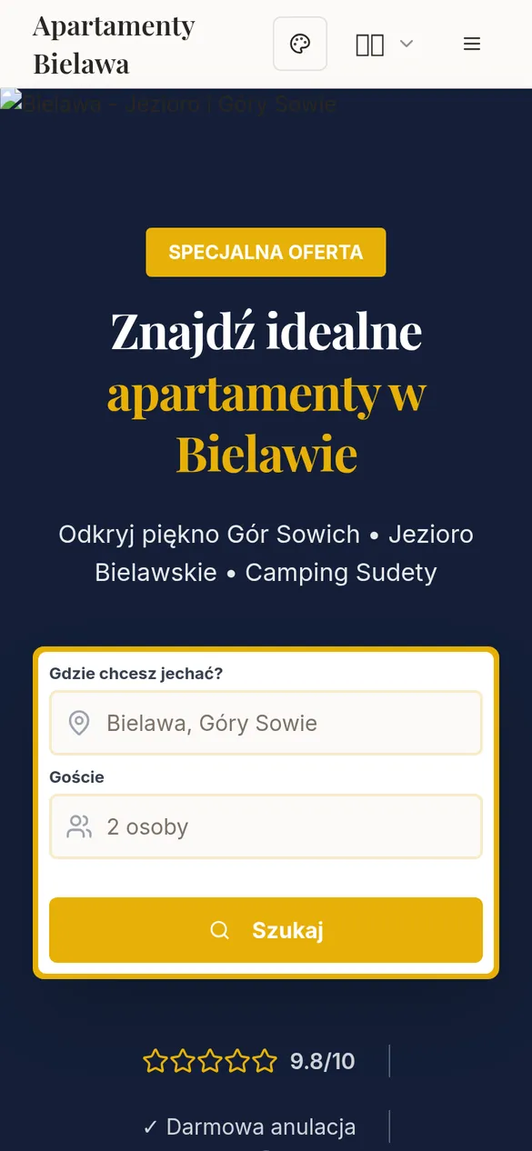 Apartamenty Bielawa na telefonie