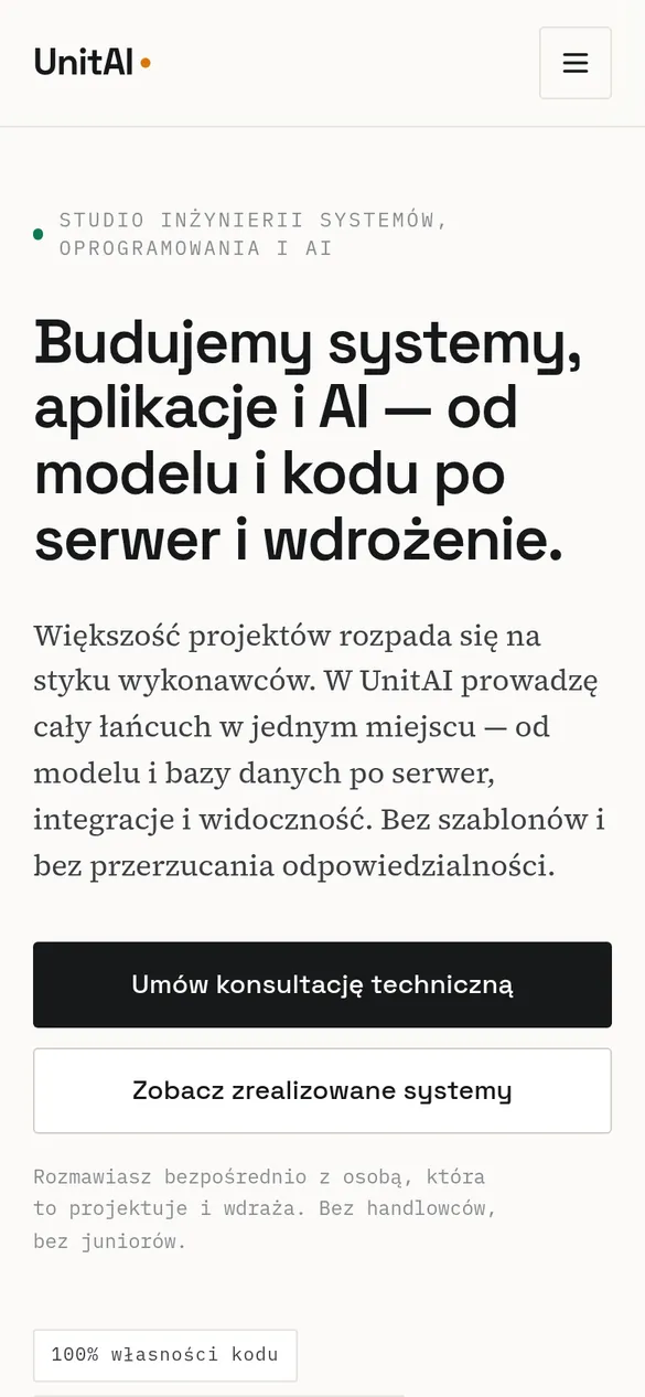 UnitAI na telefonie